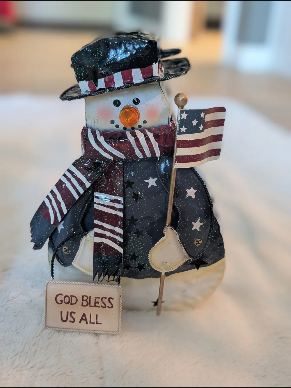 None festive snowman